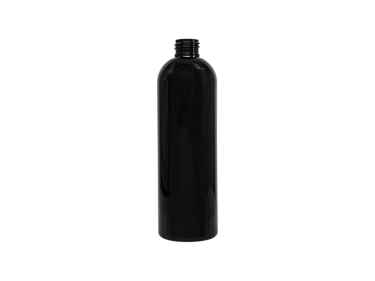 12 oz., 24/410 Finish, Black, Bottles, Pet, Bullet