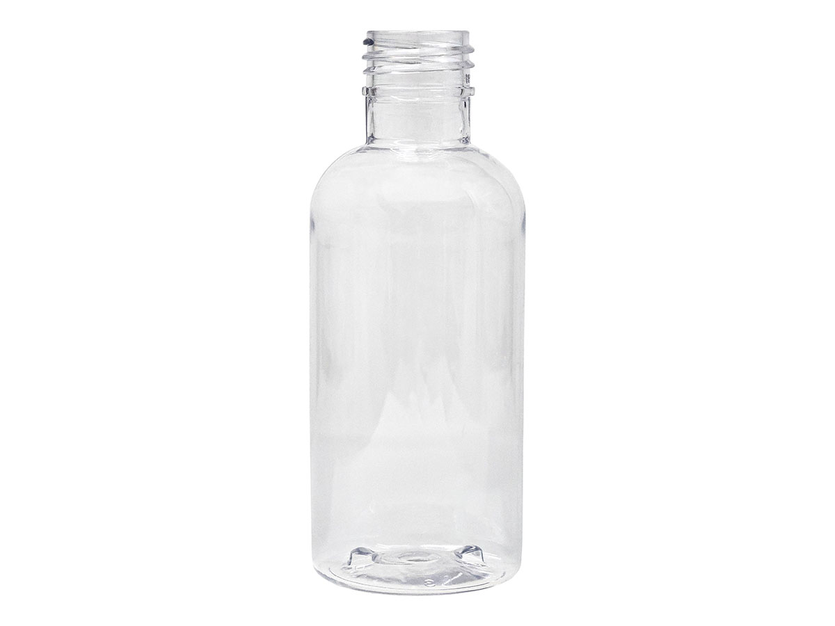 4 oz., 24/415 Finish, Clear, Bottles, PET, Boston Round