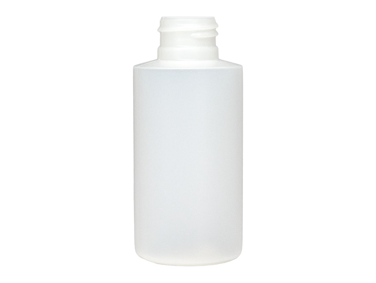 3 oz., 24/410 Finish, Natural, Bottles, HDPE, Cylinder Round
