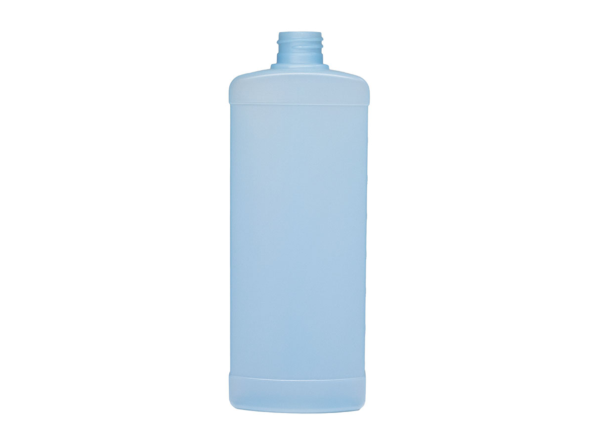 16 oz., 28/410 Finish, Blue, Bottles, HDPE, Oblong