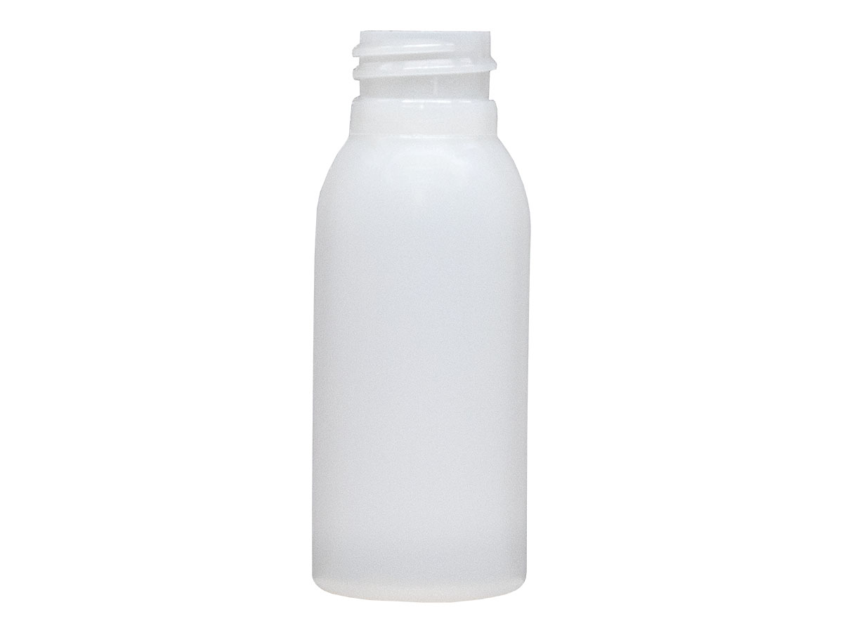 1 oz., 20/410 Finish, Natural, Bottles, HDPE, Bullet
