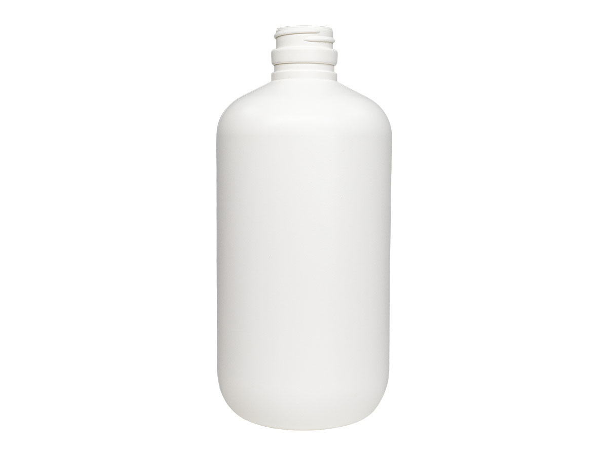 32 oz., 33/400 Finish, White, Bottles, HDPE, Boston Round