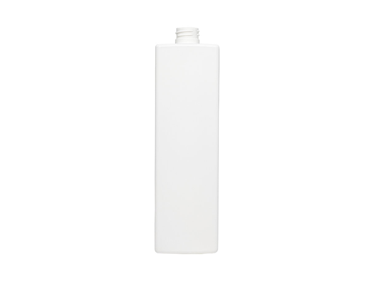 32 oz., 28/410 Finish, White, Bottles, HDPE, Square