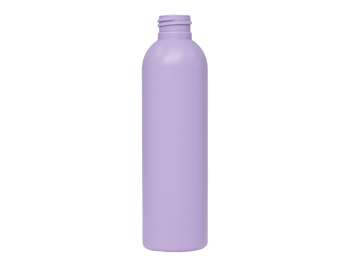 6 oz., 24/410 Finish, Purple, Bottles, HDPE, Bullet