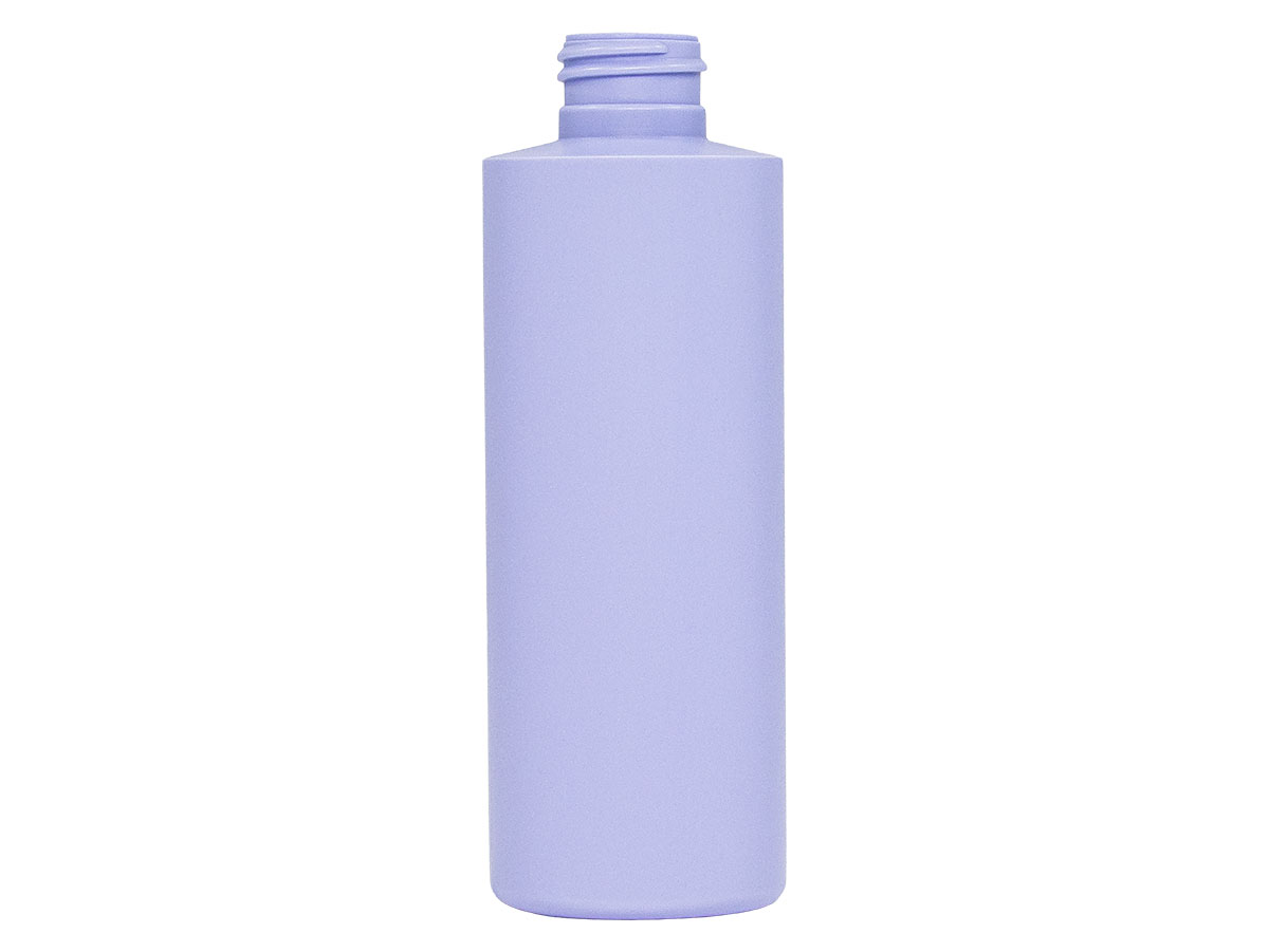 6 oz., 24/410 Finish, Purple, Bottles, HDPE, Cylinder Round