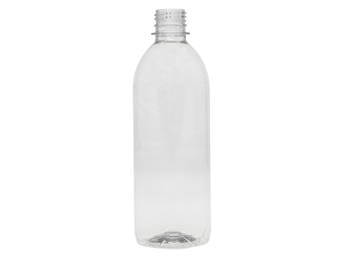 16 oz., 28mm TE Finish, Clear, Bottles, PET, Beverage Style Round