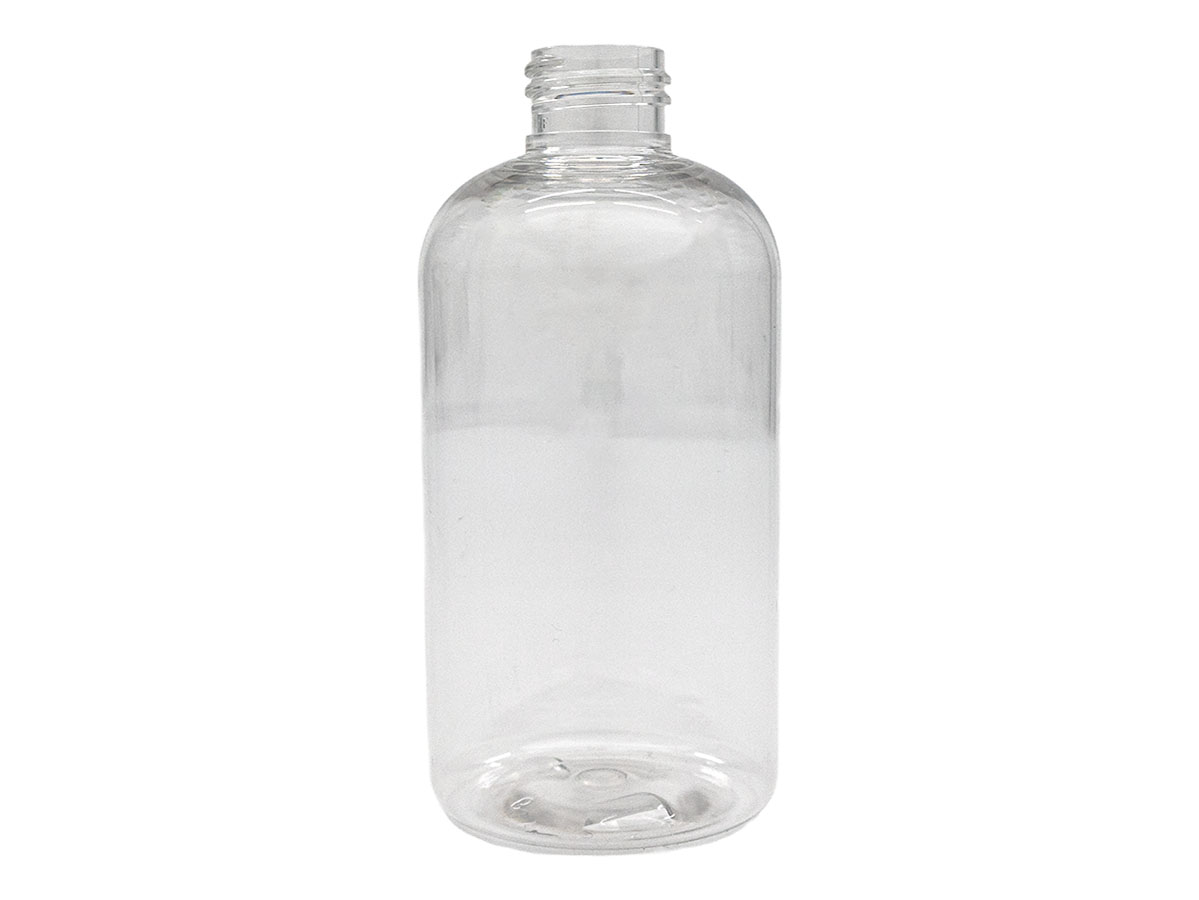 8 oz., 24/410 Finish, Clear, Bottles, PET, Bullet