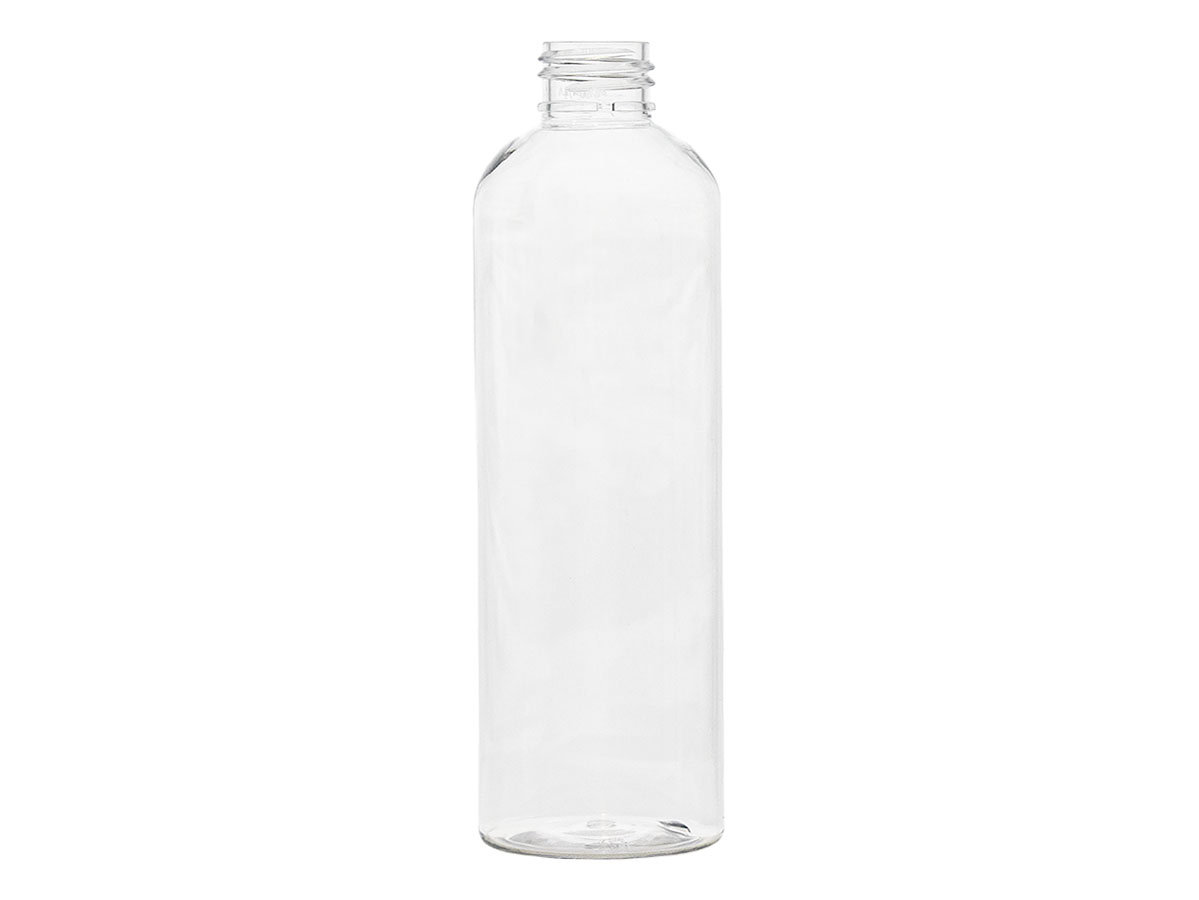 8 oz., 24/410 Finish, Clear, Bottles, PET, Bullet