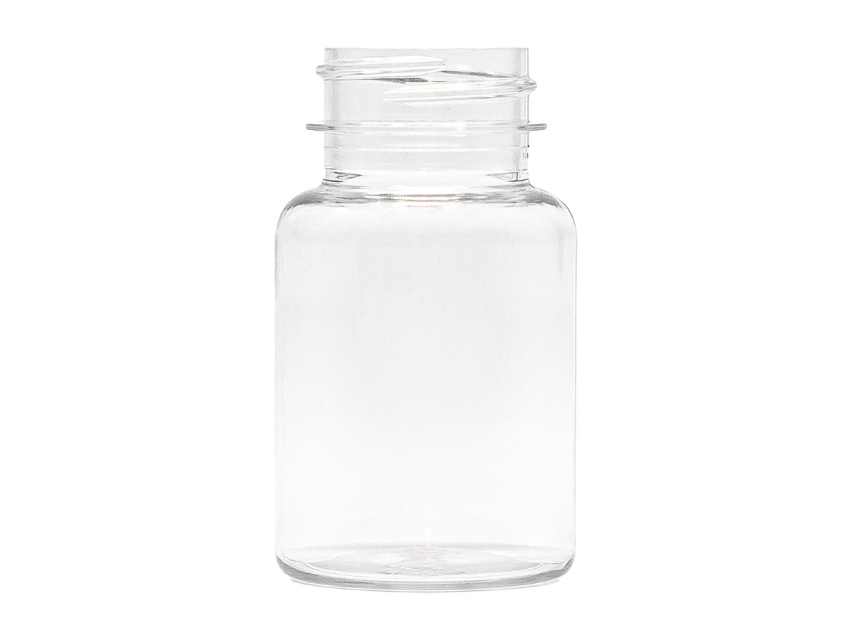 75 cc, 33/400 Finish, Clear, Bottles, PET, Round Packer