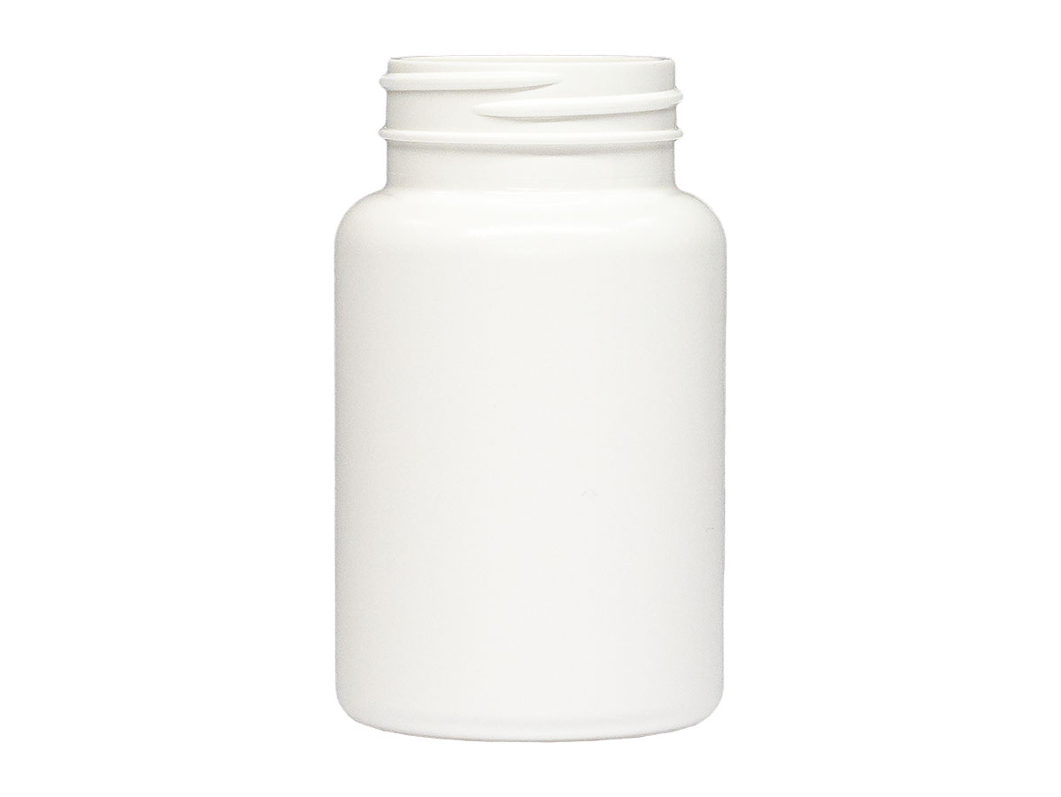 175 cc, 45/400 Finish, White, Bottles, HDPE, Round Packer