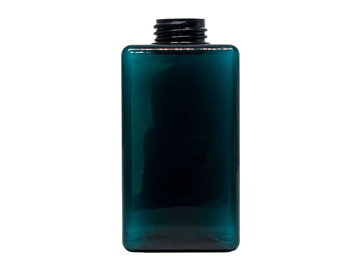 15 oz., 33/400 Finish, Teal, Bottles, PETG, Square