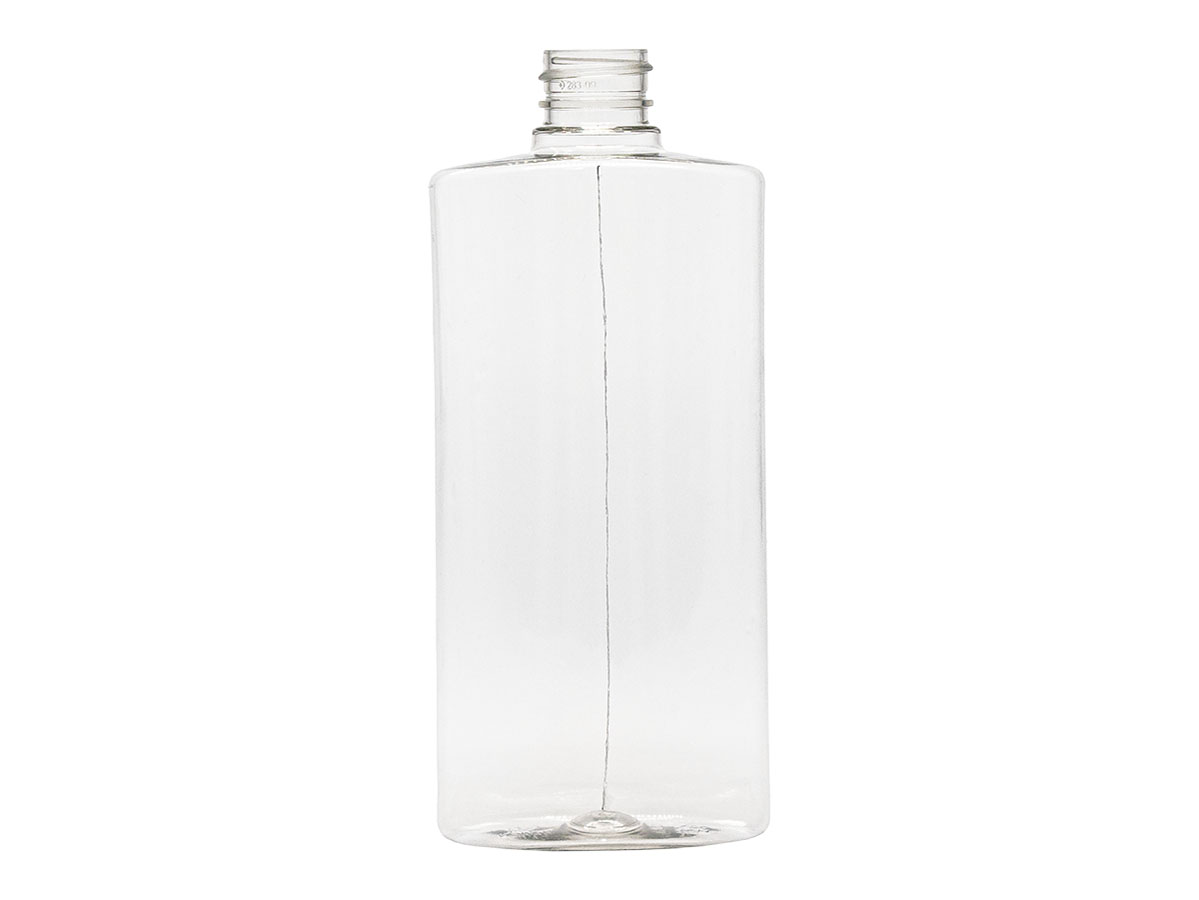 13.5 oz., 28/410 Finish, Clear, Bottles, PET, Oval