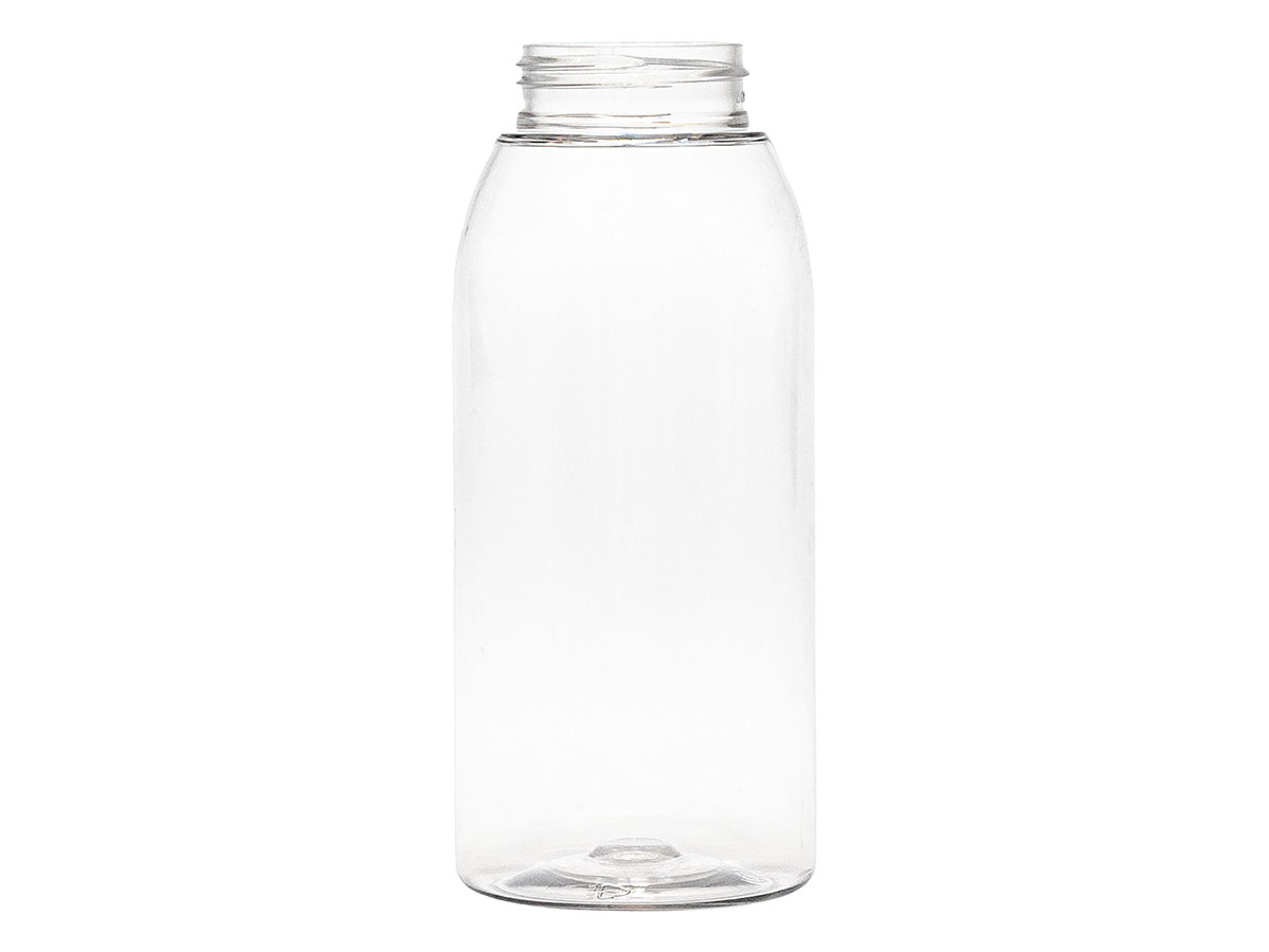 10 oz., 40mm Finish, Clear, Bottles, PET, 50% PCR, Cylinder Round, Foamer Style