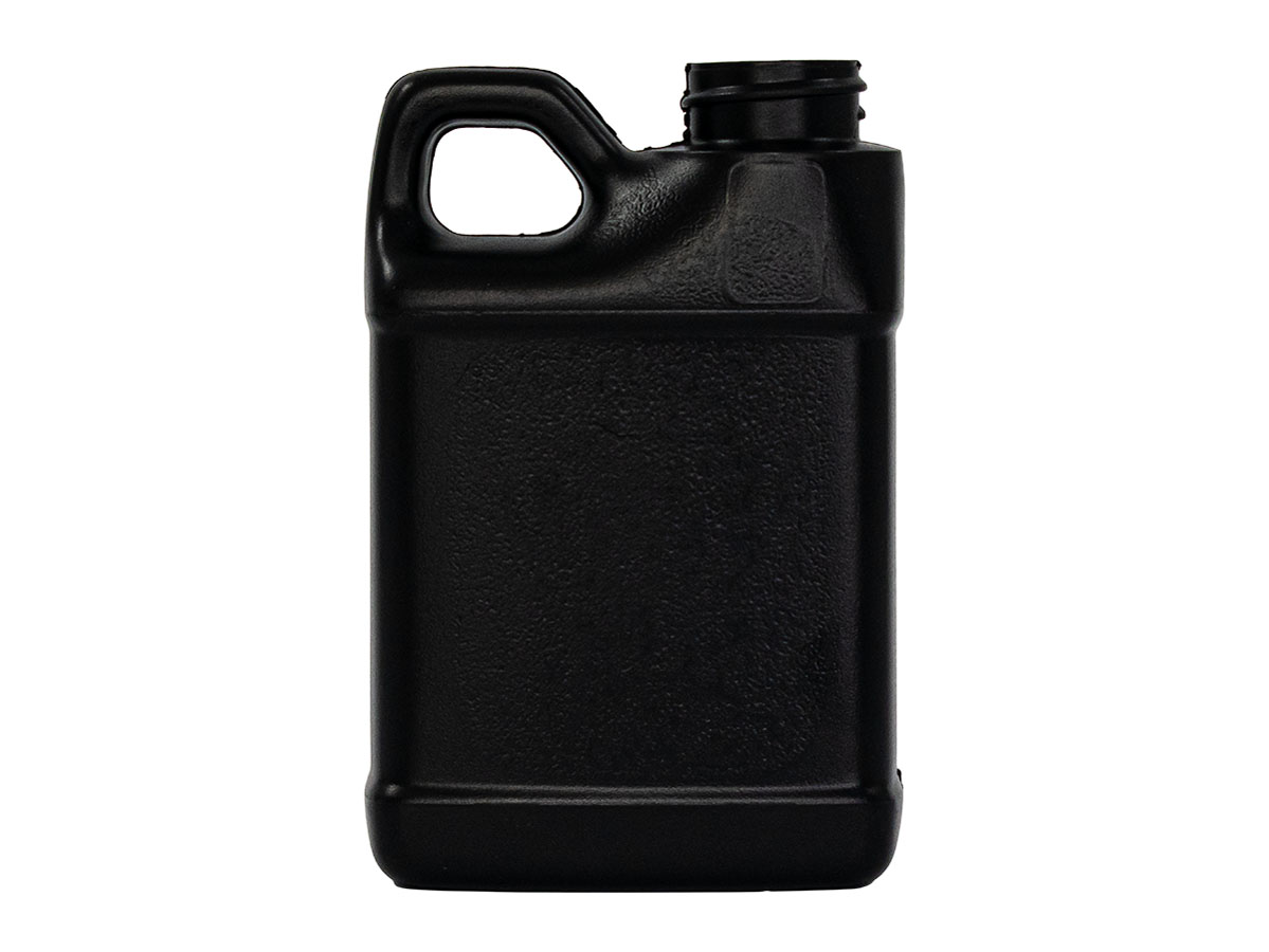 28/400, 28/400 Finish, Black, Bottles, HDPE, F-Style, Label Panel