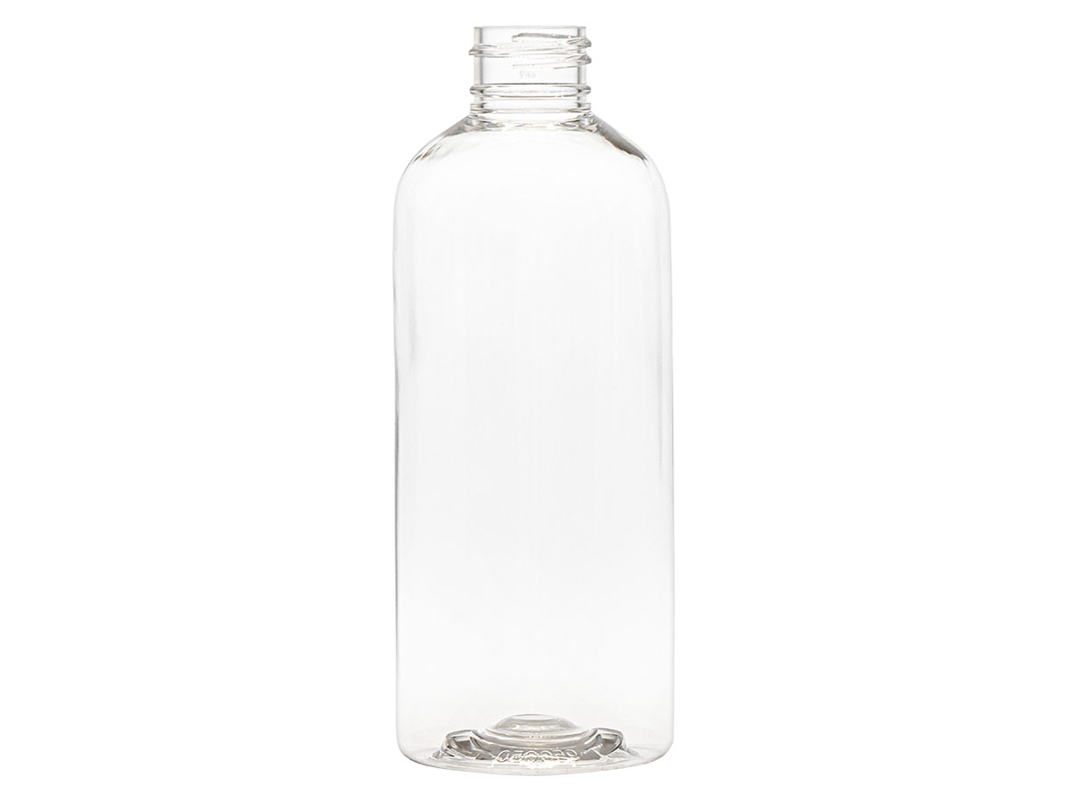 8 oz., 24/410 Finish, Clear, Bottles, Pet, Boston Round