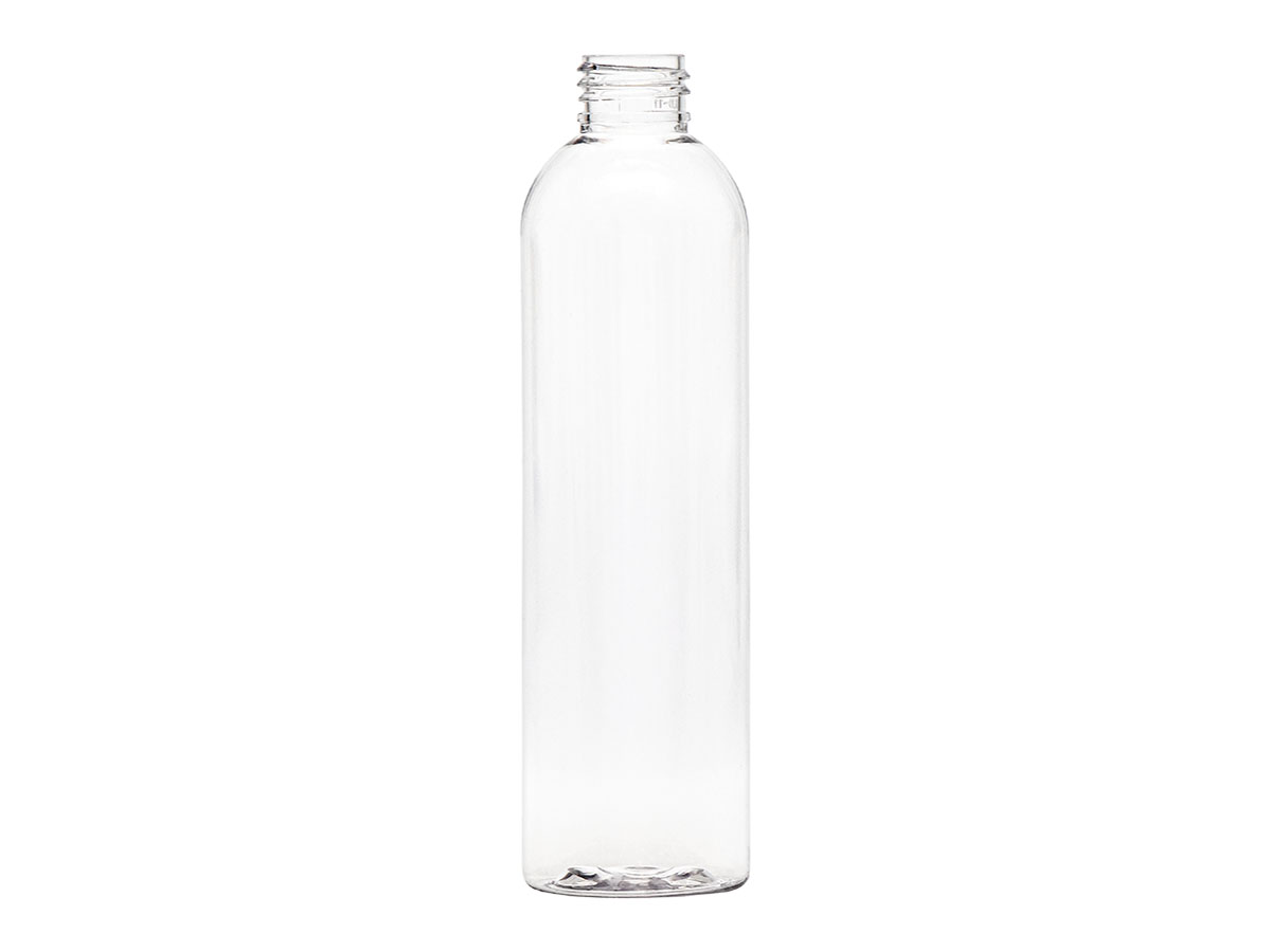 8 oz., 24/410 Finish, Clear, Bottles, Pet, Bullet