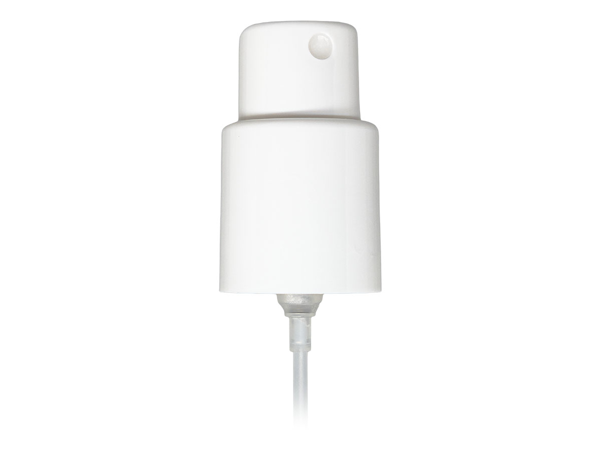 24/410 Finish, White, Sprayers, Fine Mist, Smooth, Lock Up, 5 5/16" DT