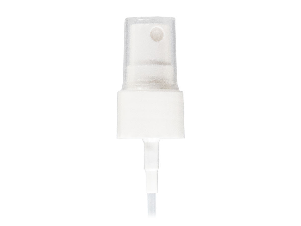 20/410 Finish, White, Sprayers, Fine Mist, Smooth, Clear Hood, 3 15/16" DT