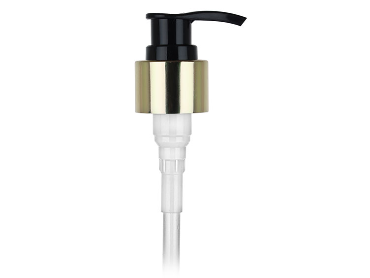 28/410 Finish, Gold/Black, Pumps, Lotion, Metal Shell, Lock Down, 2cc, 6 13/16" DT