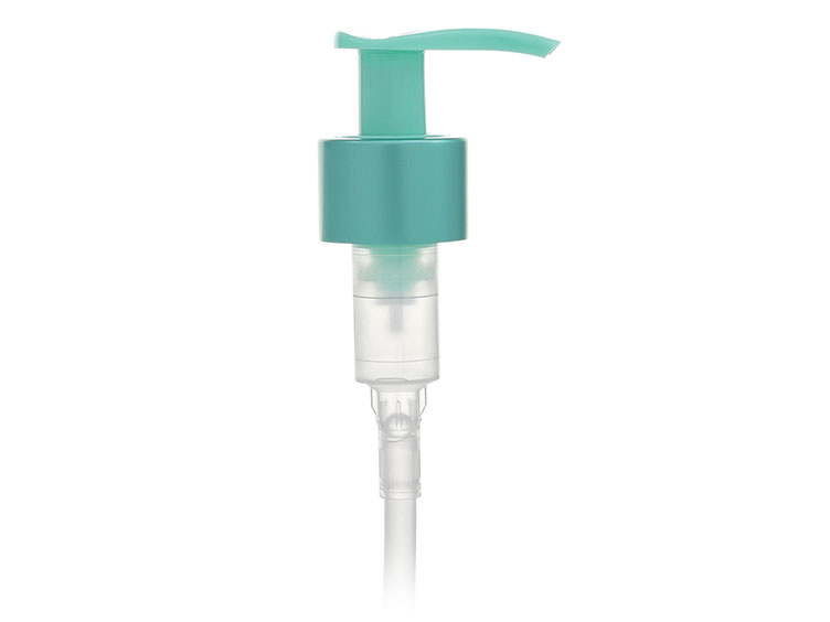 24/410 Finish, Grn Br Alum/Green, Pumps, Lotion, Metal Shell, Lock Up, 2cc, 6 5/8" DT