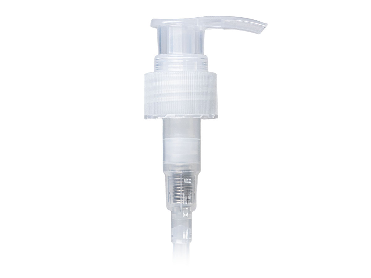 24/410 Finish, Natural, Pumps, Lotion, Fine Ribbed, Lock Down, 2cc, 6 3/16" DT