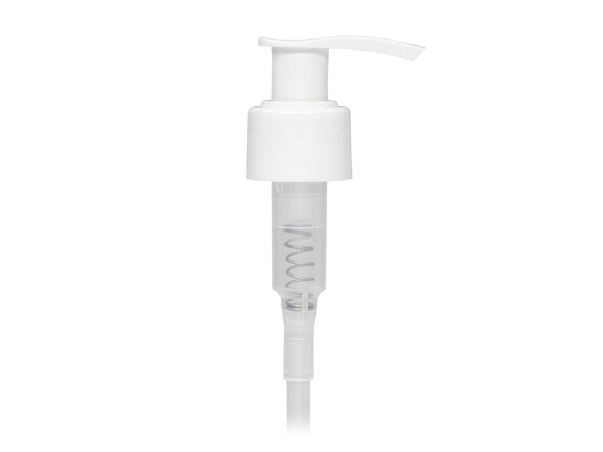 24/410 Finish, White, Pumps, Lotion, Smooth, Lock Up, 1.3cc, 6 1/4" DT