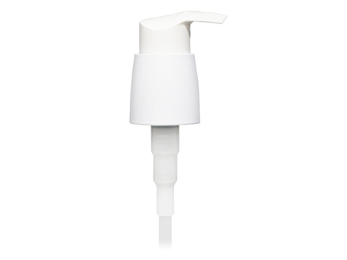 24/410 Finish, White, Pumps, Lotion, Smooth, Lock Up, 5 5/16" DT