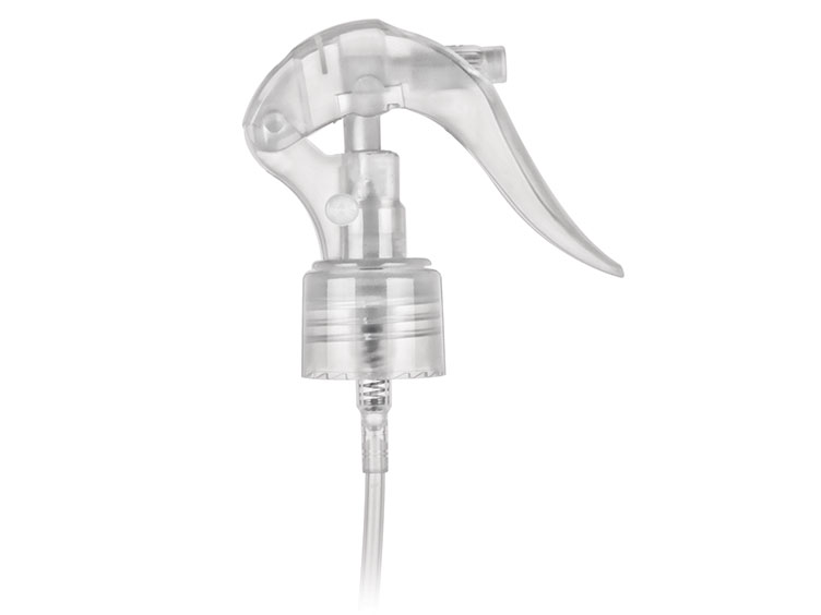 24/410 Finish, Natural, Sprayers, Mini Trigger, Fine Mist, Lock Button, 6 3/4" DT