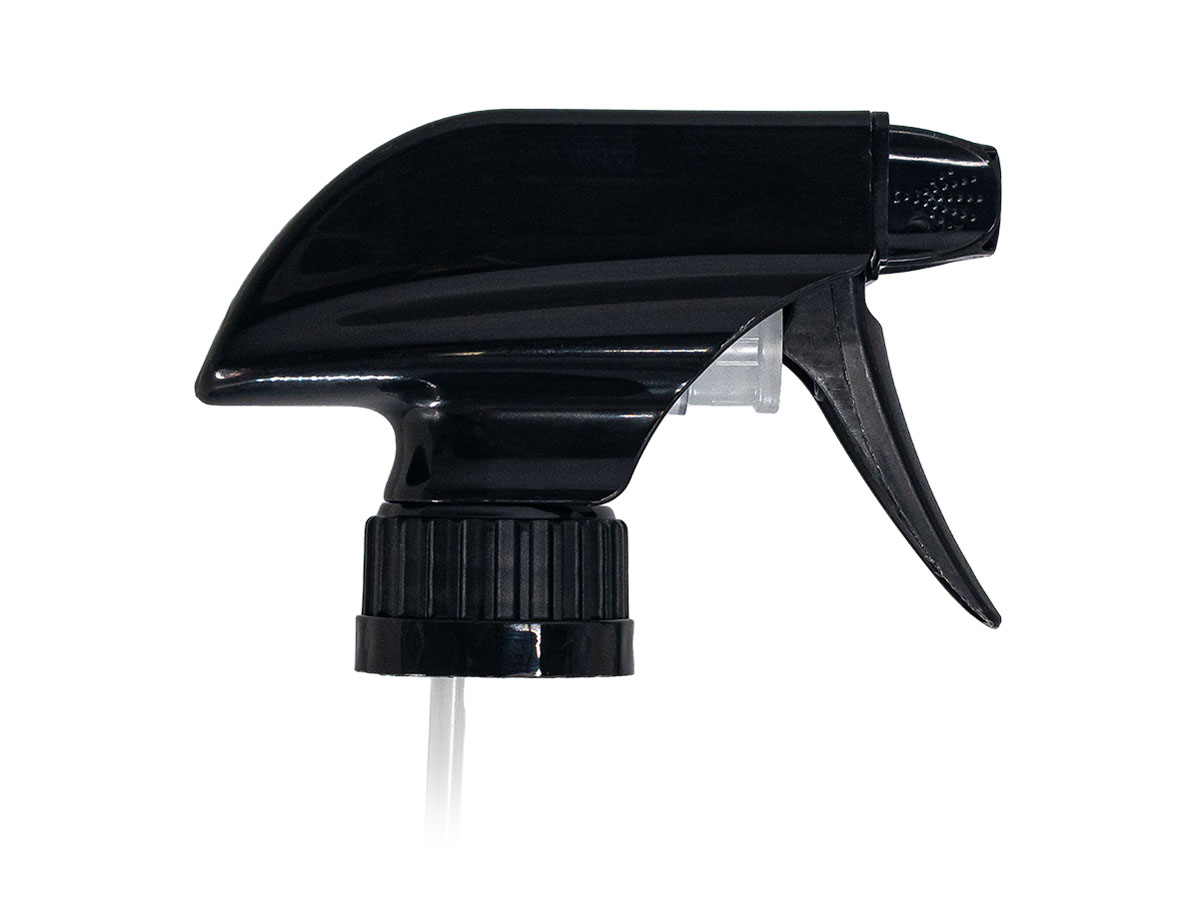 28mm Ratchet Finish, Black, Sprayers, Trigger, Spray/Off, 10 3/16" Dt