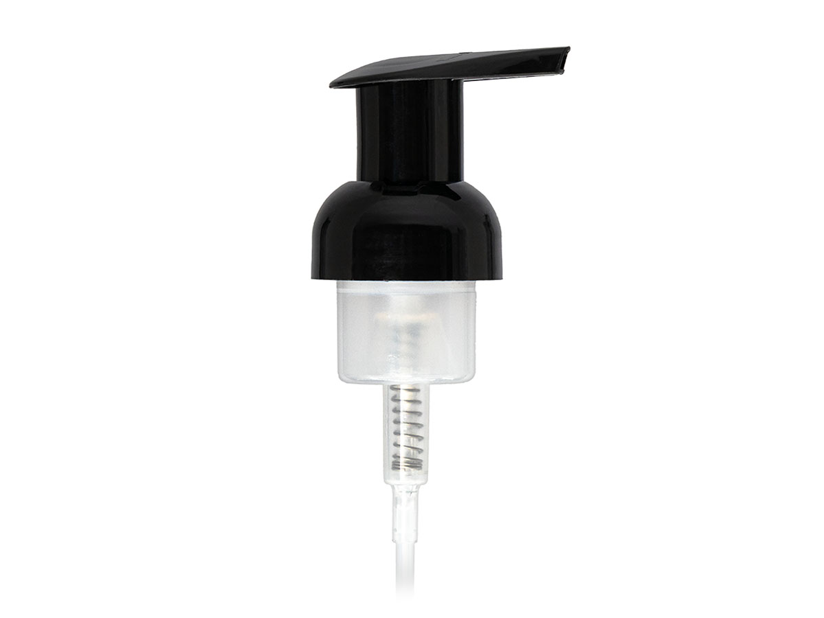 40mm Finish, Black, Pumps, Foamer, Lock Up, 5 3/16" Dt