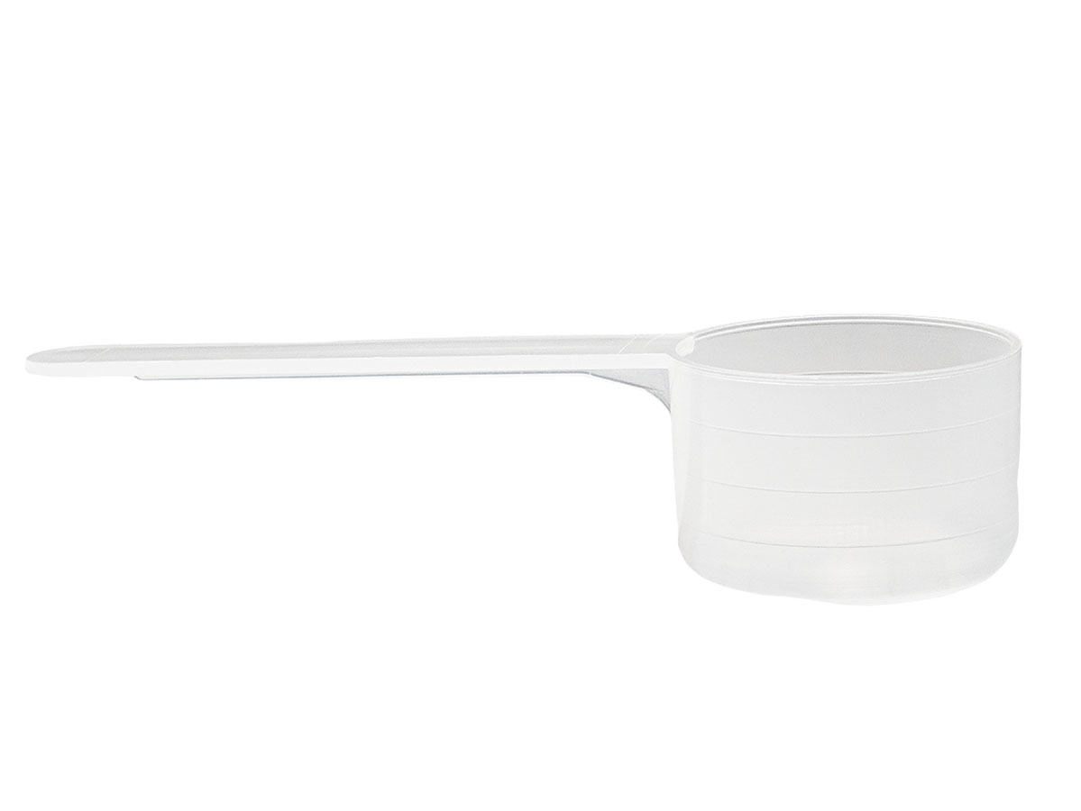 29.6 cc, Natural, Measuring Scoops, PP, Round, With Handle