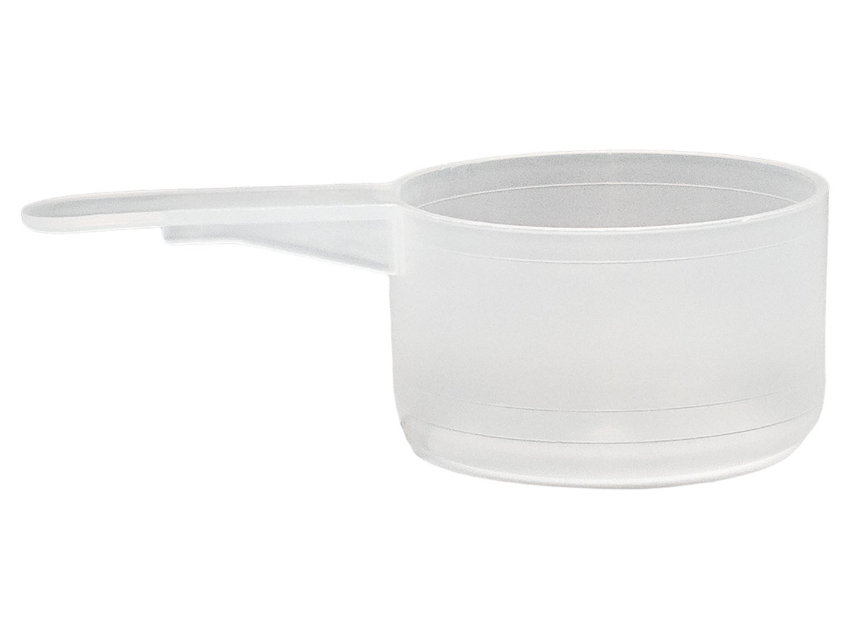 39 cc, Natural, Measuring Scoops, PP, Round, With Handle