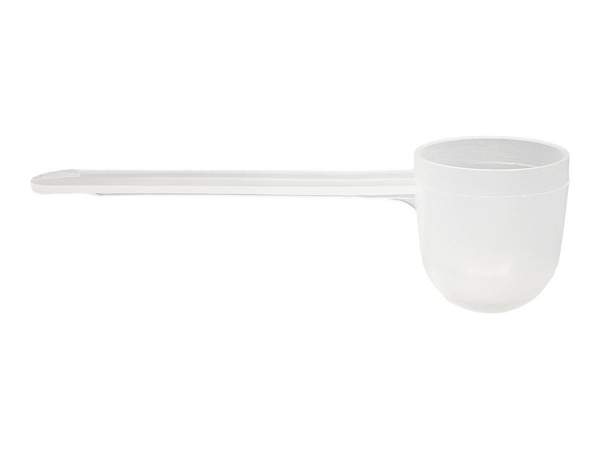 12 cc, Natural, Measuring Scoops, PP, Round, With Handle