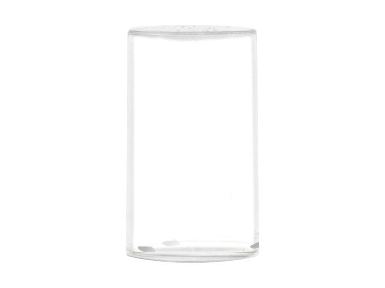Clear, Overcaps, Round, 1" Dia X 1 3/4" T, Friction Fit
