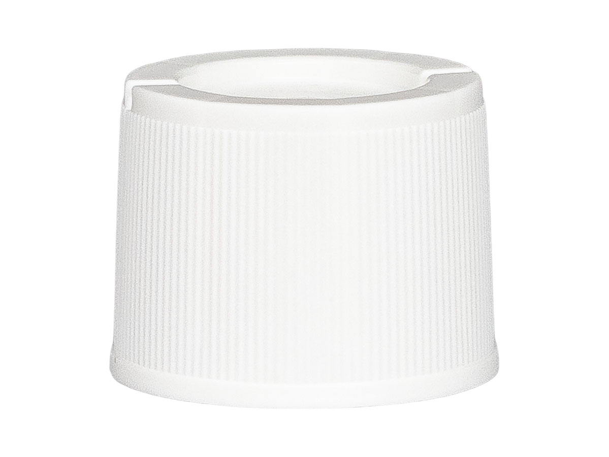 33mm Finish, White, Overcaps, Round, 1 3/8" Dia X 1 1/16" Tall, Snap-On Finish