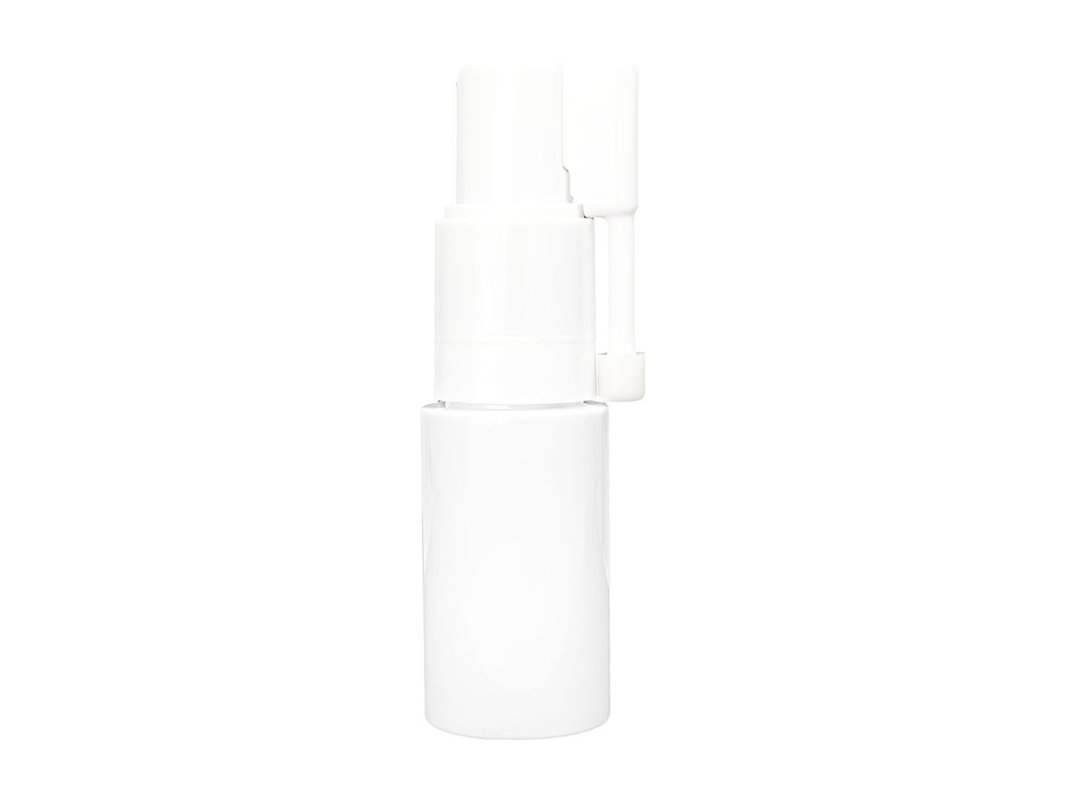 35 mL, 24mm Finish, White, Sets, Bottles/Sprayers, PET, Cylinder Round, Extended  Nozzle
