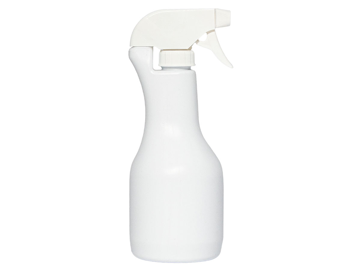 16 oz., 28/400 Finish, White, Sets, Bottles/Sprayers, HDPE, Trigger Round