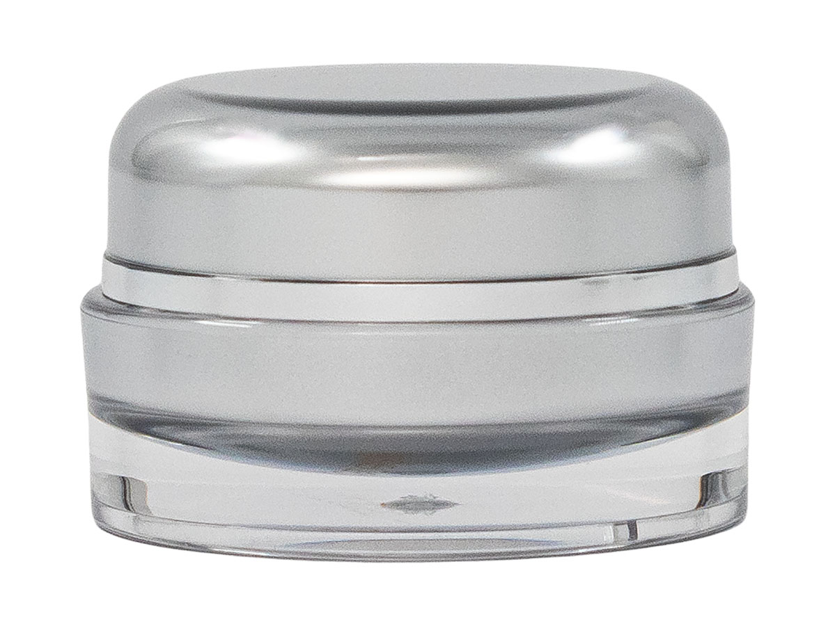 15 mL, 50 Mm Finish, Silver, Sets, Jars/Sealing Discs/Caps, Other,  Thick Wall Round