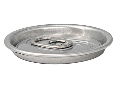 53mm Finish, Silver, Can Ends, Tin, Pull Tab