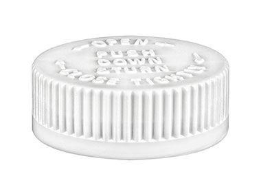 45/400 Finish, White, Caps, CRC, Fine Ribbed, Pulp/HS Lnr
