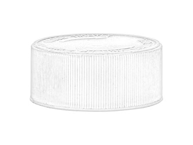 38/400 Finish, White, Caps, CRC, Fine Ribbed, Pulp/HS Lnr