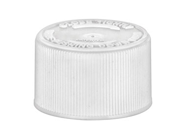 20/410 Finish, White, Caps, CRC, Fine Ribbed, Pulp/HS Lnr