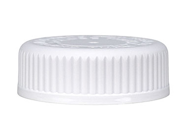 38/400 Finish, White, Caps, CRC, Fine Ribbed, Pulp/HS Lnr