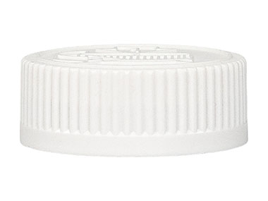 38/400 Finish, White, Caps, CRC, Fine Ribbed, Pulp/HS Lnr