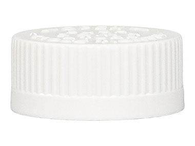 33/400 Finish, White, Caps, CRC, Fine Ribbed, Pulp/Vinyl Lnr