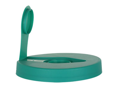 120mm Snap-On Finish, Green, Caps, Dispensing, Matte, Wet Wipe Style, Snap-Top
