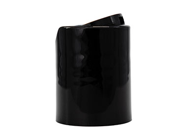 24/415 Finish, Black, Caps, Dispensing, Smooth, Disc-Top, .300" Orf, (F)