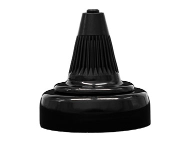38/400 Finish, Black, Caps, Dispensing, Smooth, Twist Open/Close, HS Lnr