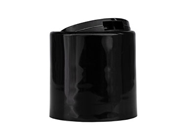 28/410 Finish, Black, Caps, Dispensing, Smooth, Disc-Top, .334" Orf, HS Lnr, (F)