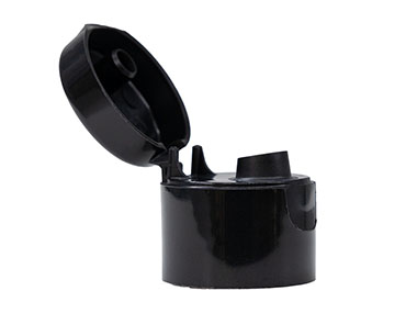 24/410 Finish, Black, Caps, Dispensing, Smooth, Snap-Top, .238" Orf